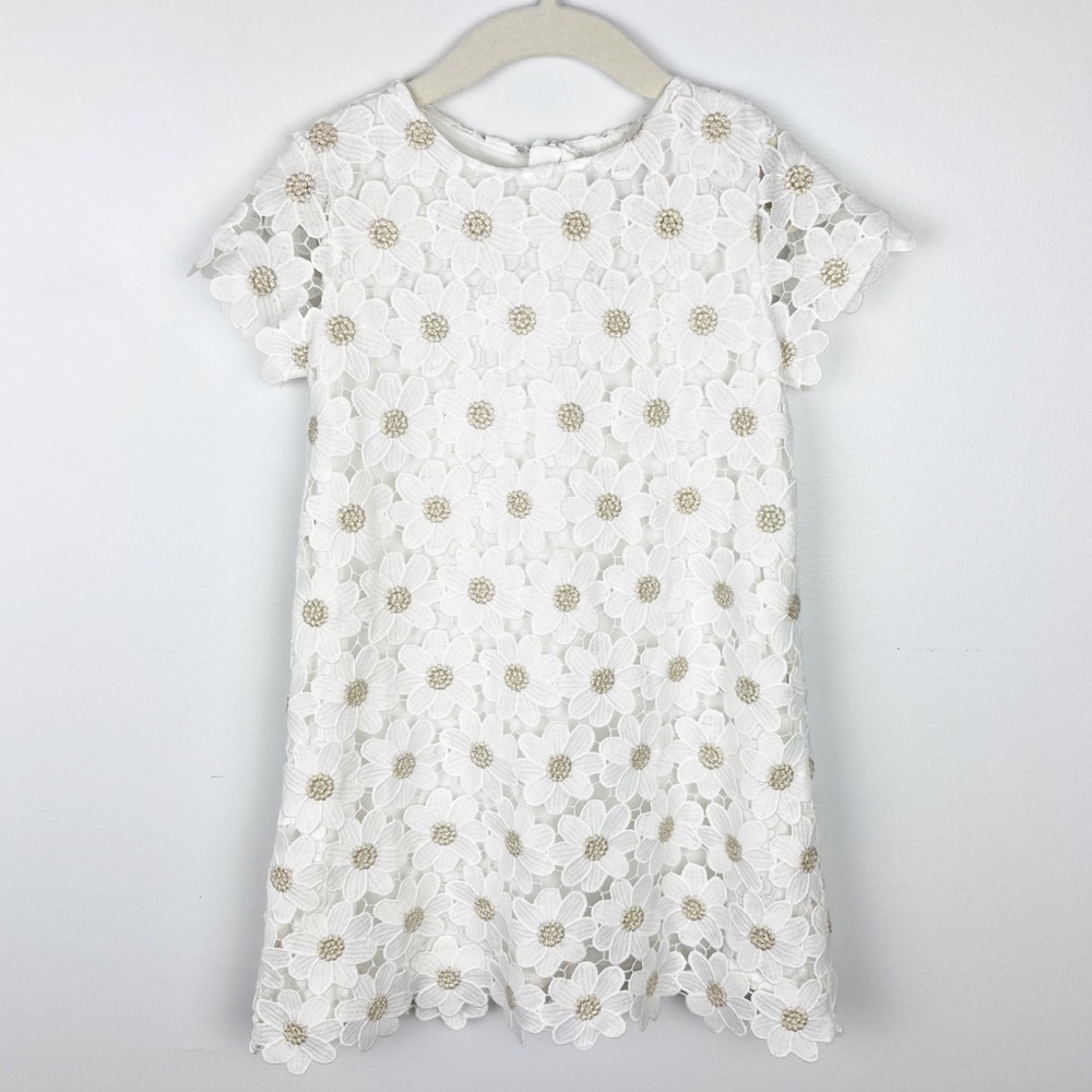 Mayoral - 5 Girls White Flower Lace Dress